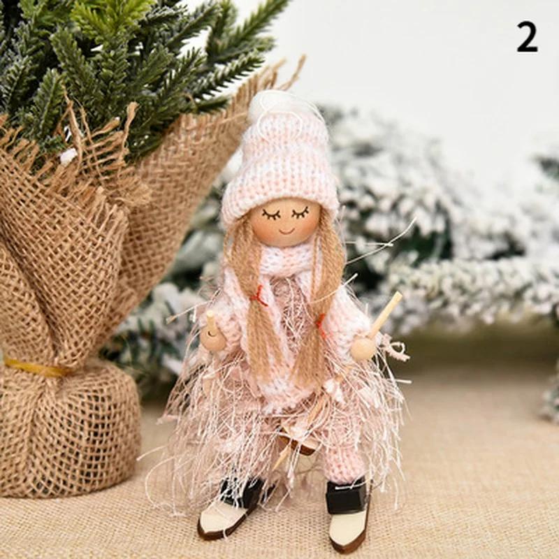 Ski Girls New Year Gift Cute Christmas  Doll Xmas Tree Ornament Christmas Decoration for Home 2021  Decor