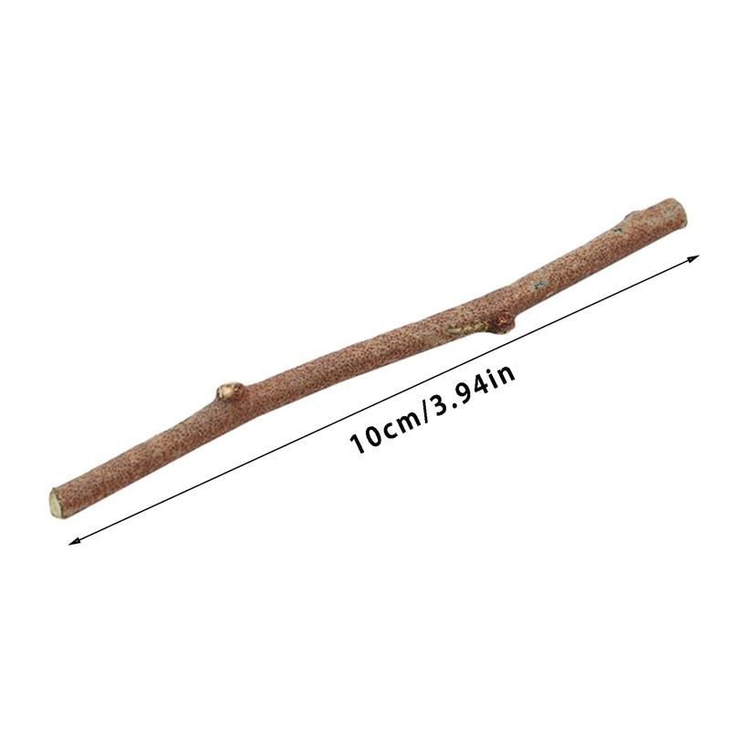 20 Stück Original Kleine Holzstäbchen Runde Holzäste Holzstäbchen DIY-Materialien für Garten Hochzeit Tischdekoration