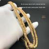 Hainan Polished Yellow Star Moon Bodhi Seed Multi-Turn Bracelet
