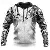 Fashion Men's Sportswear 3D Printed Viking Classic Hoodie Jacket Spring and Autumn Hoodie Hip Hop Punk Oversized Hoodies