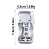 2 Slots Battery Chargers for AA 9V NiMH/NiCd Rechargeable Batteries Portable Charging