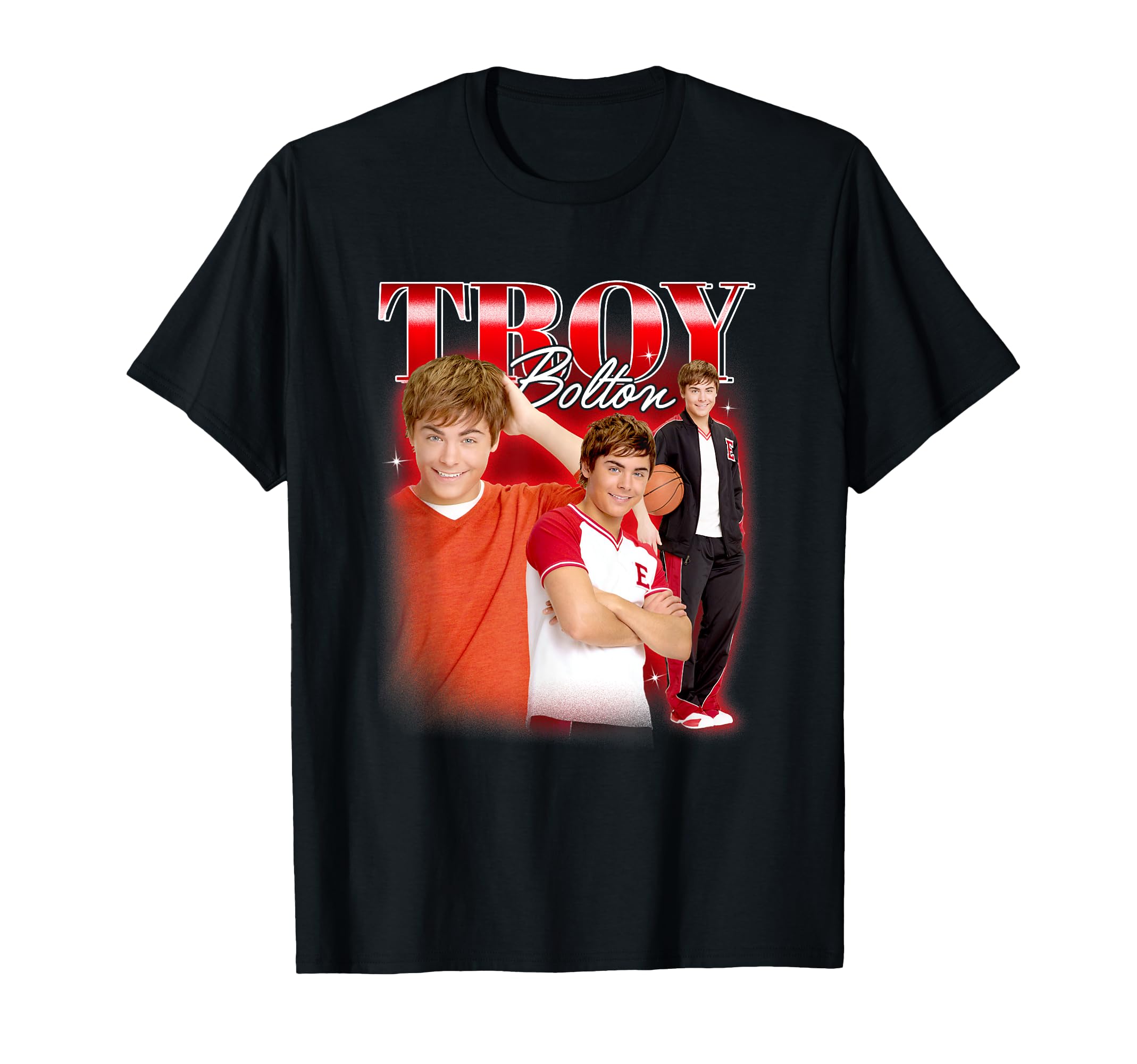 

Disney High School Musical The Series Troy Bolton Collage T-Shirt