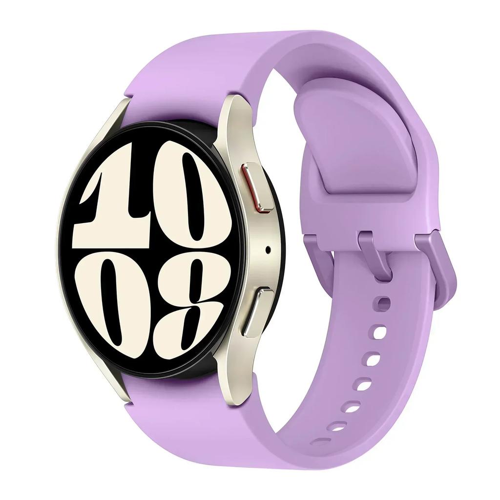 No Gaps 20mm Silicone Band for Samsung Galaxy Watch 7 6 4 Classic 42mm 46mm 43mm Strap for Galaxy Watch 4 5 Pro 6 Watchband