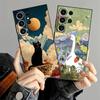 Cartoon Duck Cat Case for Samsung Galaxy S26 Ultra S10 S9 Note 20 8 9 10 S24 S25 Plus S21 FE S20 Ultra S23 Funda Phone Cover