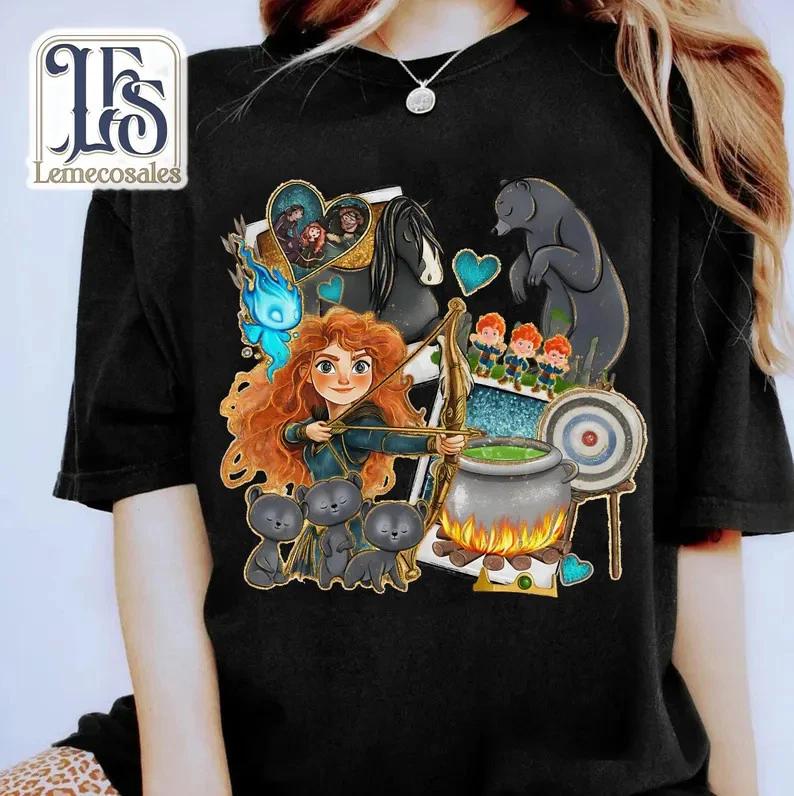 Merida Shirt Merida Brave Tshirt  Birthday Girl S