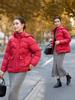 Winter Warm Fleece Coat for Middle-Aged Moms, Thick Cotton Jacket for Women, Fashion Overcoat for Senior Ladies