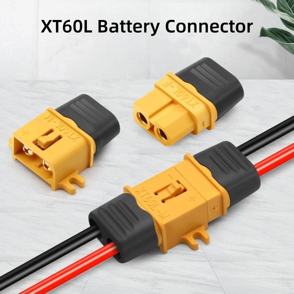 Amass XT60L-F M Plug Yellow Male Female Plug New XT60L Connector  RC Car Parts