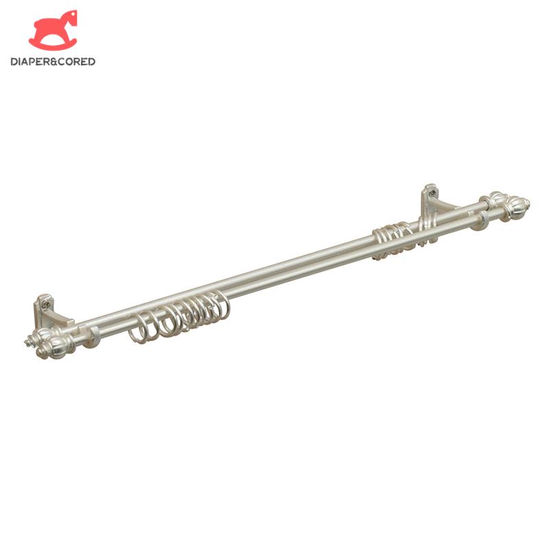 1:6 1:12 Scale Dollhouse Miniature Curtain Rod Metal Hook Up Rings Window Fitgs Furniture Model Decor Toy Doll House Accessories