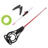 Mini Portable Plastic Ice Fishing Rod Detachable Replaceable Tip Winter Lure Fishing Rod Fishing Accessories