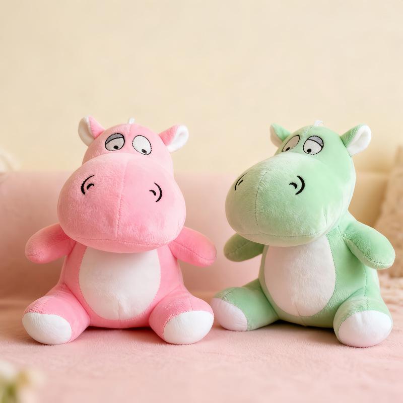 Plush doll seven-inch super soft hippopotamus grasping machine doll small plush toy wedding toss gift