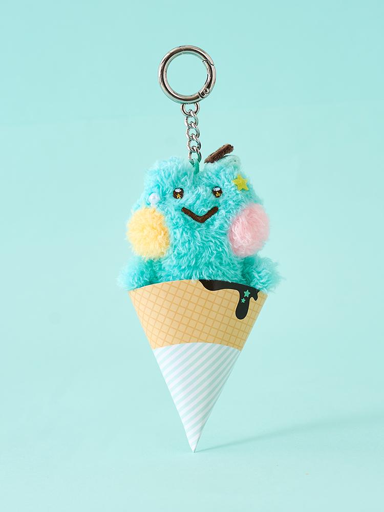 LINE FRIENDS Mini Minini Ice Cream Renini Keyring