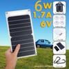 6W 5V Semi-Flexible Solar Panel with USB - Portable Outdoor Mobile Charger by Sunpo