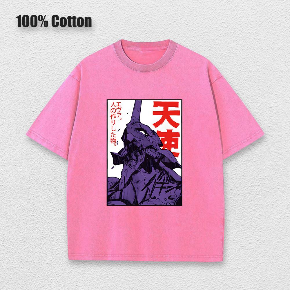 Graphic Vintage Acid Wash Cotton Tee for Men Women Summer Oversized TShirt Short Sleeve Crewneck Tops Cosplay Outfits