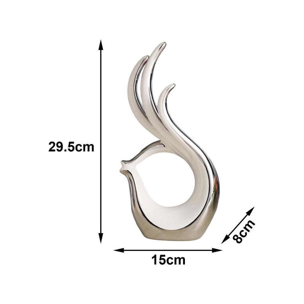 Modern Abstract Art Ceramic Statue Home Decor for Centerpiece Party Entryway