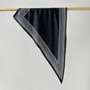 Twill Light Luxury High Sense Simulation Silk Headscarf Waist Triangle Scarf Silk Scarf Multi-Function