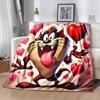 1pc Blanket Taz Mania Print Design, Lightweight Blanket for Sofa, Bed- Soft &Warm, Gift for All Seasons like Christmas, Halloween