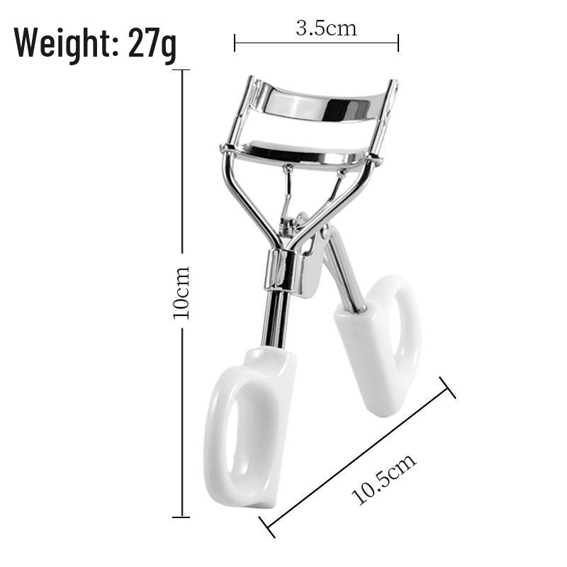 Duckbill Handle Wide-Angle Eyelash Curler - Portable Color Curling Tool