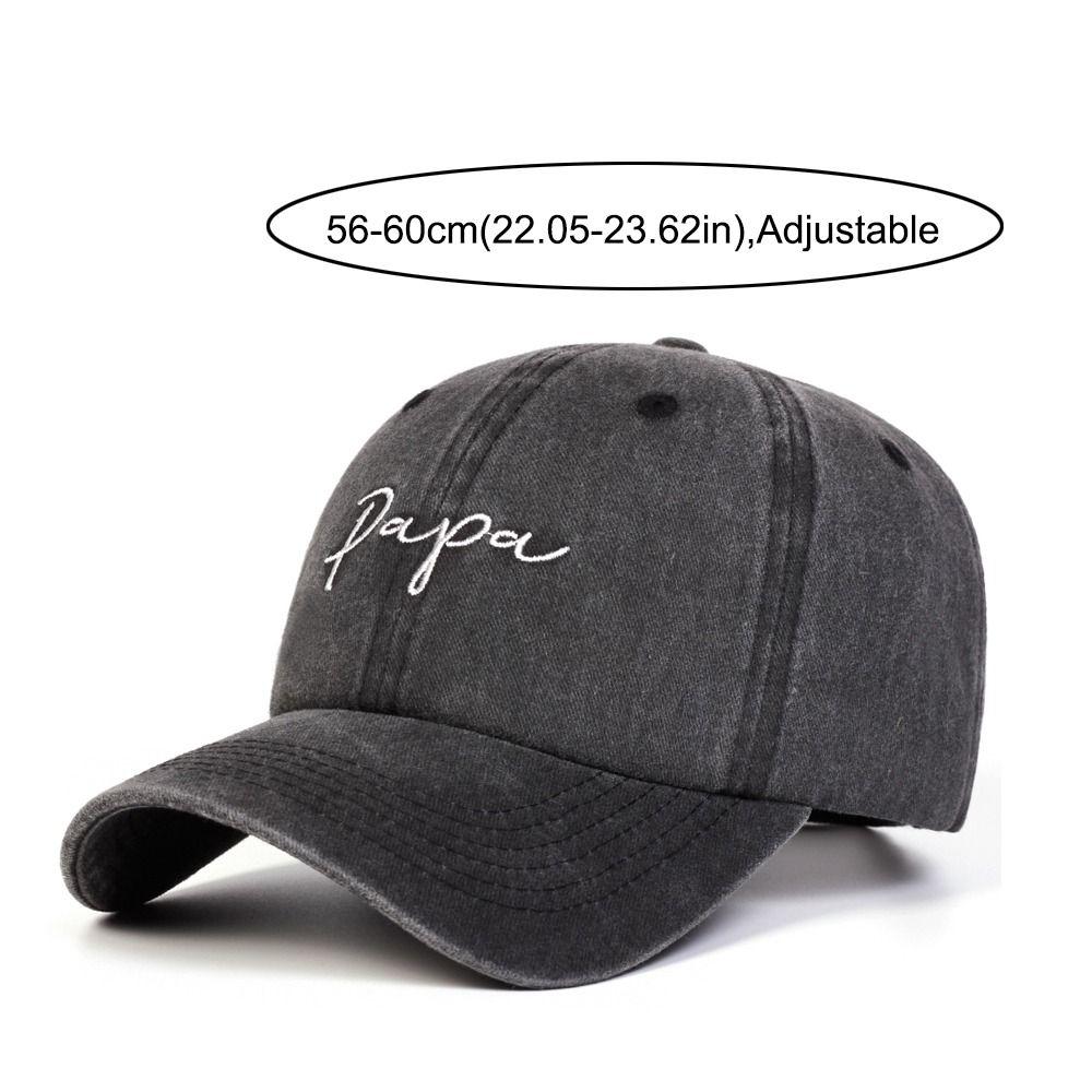 Vintage Parents Couple Baseball Hats Washed Cotton Baseball Cap Fashion Dad Hat  Gift