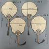 Vintage Chinese Style DIY Fan Classical Round Fan Portable DIY Xuan Paper Fan  Room Decorations