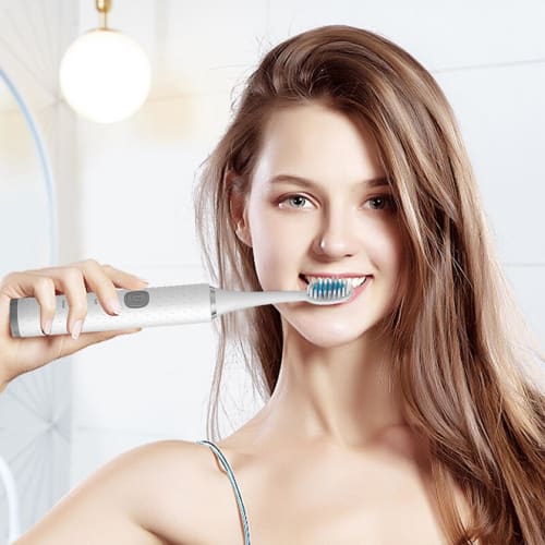 Wuasrgih Electric Toothbrush for Adults, Travel Electric Toothbrush - Adult Electric Toothbrush with 5 Modes | Lightweight Vibrating Toothbrush with S