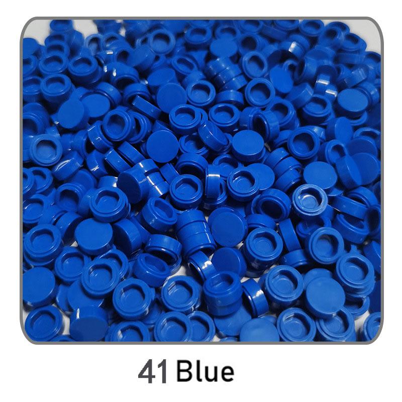 1000 Stück Stadt Bausteine Flache Fliese 1x1 Runde Steine DIY Erleuchten Bausteine Teile 98138 Bausteine für Jungen Mädchen Geschenke Kinder