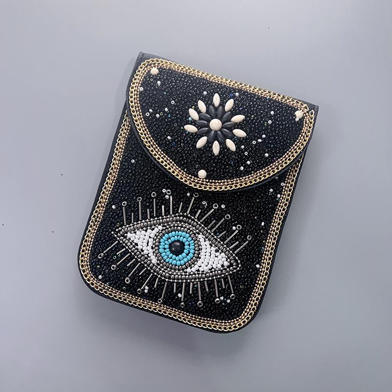 Boho Vintage Veske - Flerroms premium tekstur myk moteriktig allsidig håndlaget dusk risperler