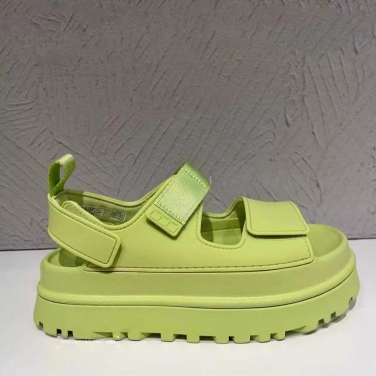 Letní dámské sandály 2024 pásek se sponou Dámské románské denní pantofle dámské ležérní boty se silným dnem