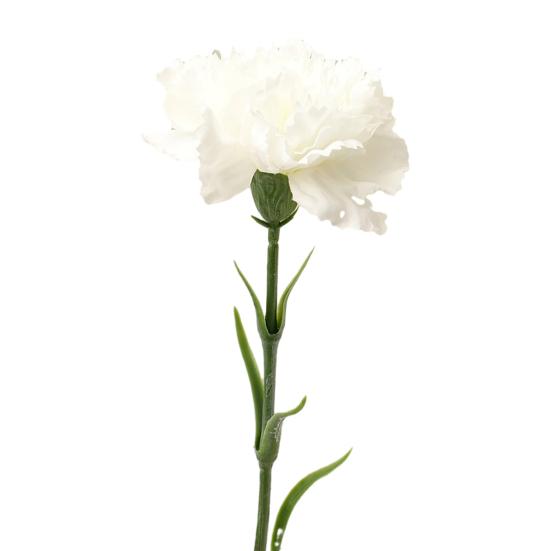 Artificial Carnation Realistic Fake Silk Flower Stem Wedding Party Indoor Outdoor Faux Flower Decoration Mother's Day Teachers' Day Gift