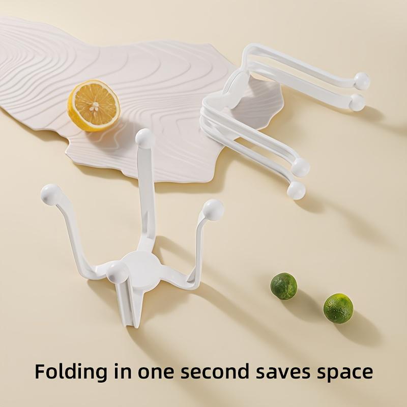 1 piece kitchen sink filter and drain rack durable plastic open storage design for easy cleaning
