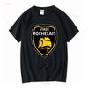 New T Shirt Stade Rochelais Rugby Logo Funny American Size S 5XL Vintage Washed Versatile Fashion Breathable Unisex