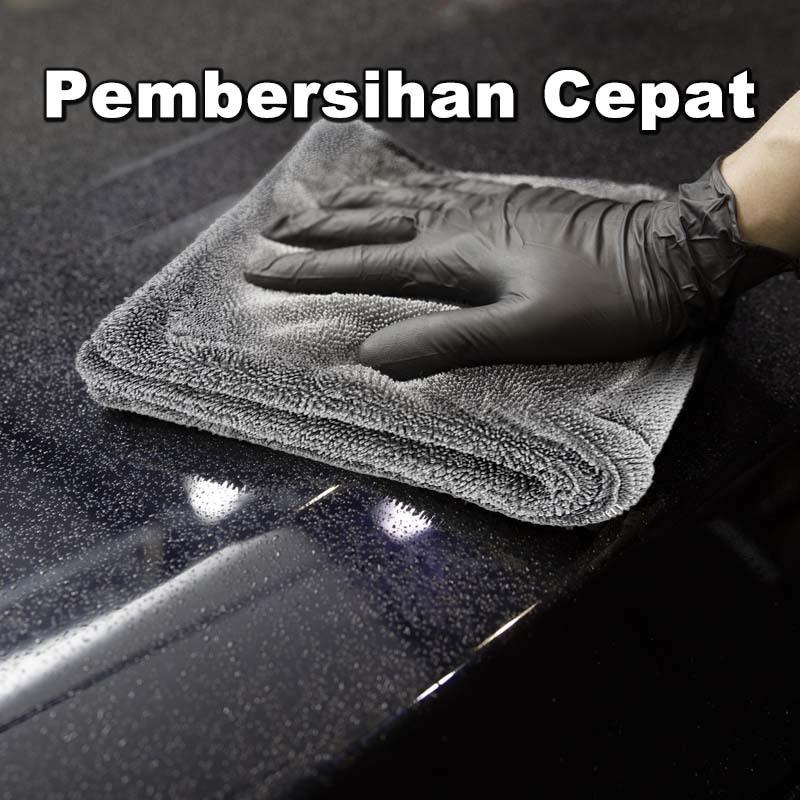 Microfiber Drying Towel Twisted Pile 2 Sides 1200 Gsm Thick Microfiber Cloth Super Absorbent Car Motorcycle Drying Cloth