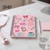 Nursing Graduation Gift Medical Themed Coil Notebook, Double Cover Design Thick Ink-proof Paper Diary Notepad, Spiral Bound Journal for Students