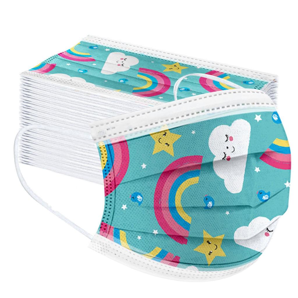 Barnemaske Engangsansiktsmaske Industrial 3Ply Ear Loop