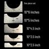 Cross-Border Crew Neck T-Shirt Alignment & Sewing Calibration Ruler Tool
