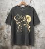 La Maglietta Gatto The Cure, T-shirt Grafica Gothic Rock Anni '90, Stile Post Punk