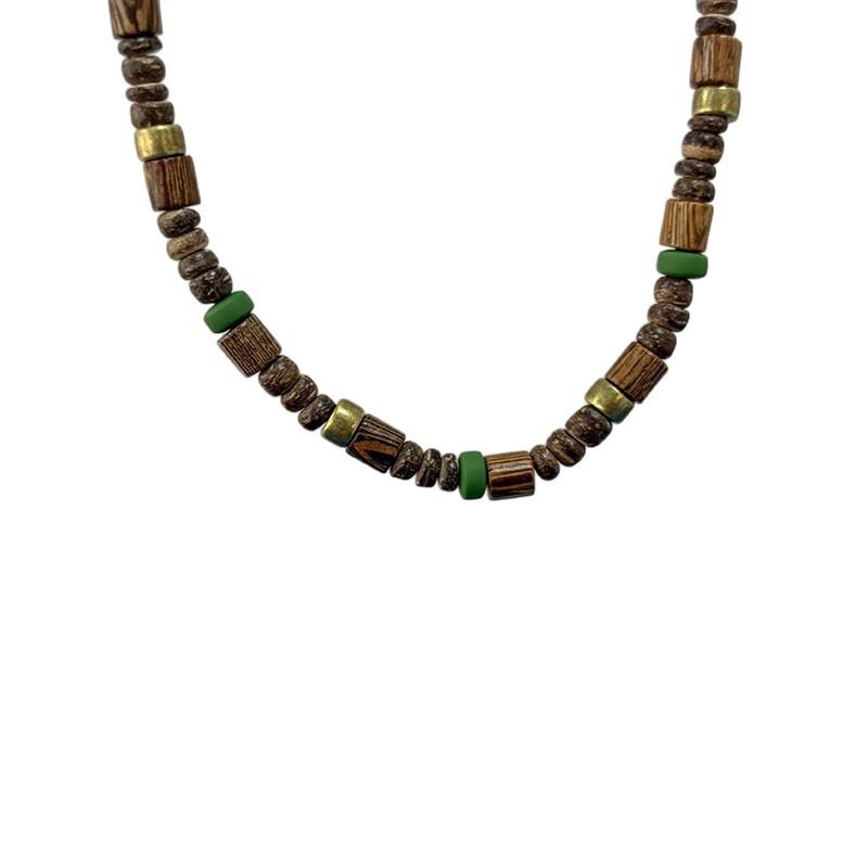 [Exotic Pickup] National Style Retro Niche Light Luxury Beaded Necklace Clavicle Chain Niche Personality New Neck Chain