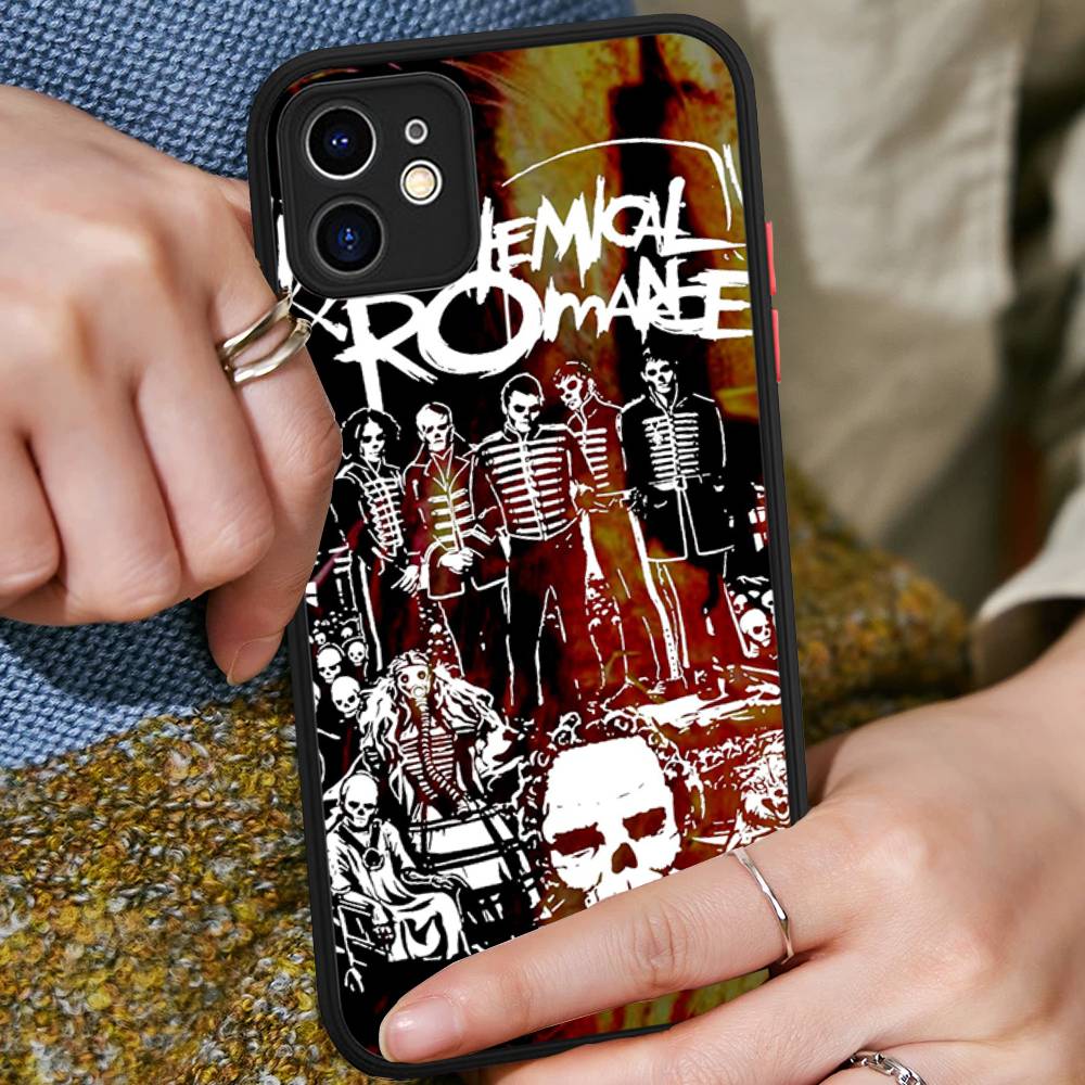 My Chemical Romance Rock Band Matte Protective Case For IPhone 16 15 14 13 12 11 Pro Max X XS MAX Protection Case