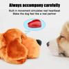 Smart  fleece Pet Love Snuggle Dog Heartbeat Stuffed Toy Comfortable Dogs Toy For Anxiety Relief Doggy Behavioral Training Aid