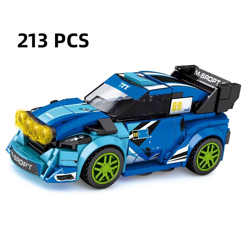 Speed Super Race Car Racing Rally Model Building Blocks Sports Kits City Classic Great Vehicle Kids Toys Technique