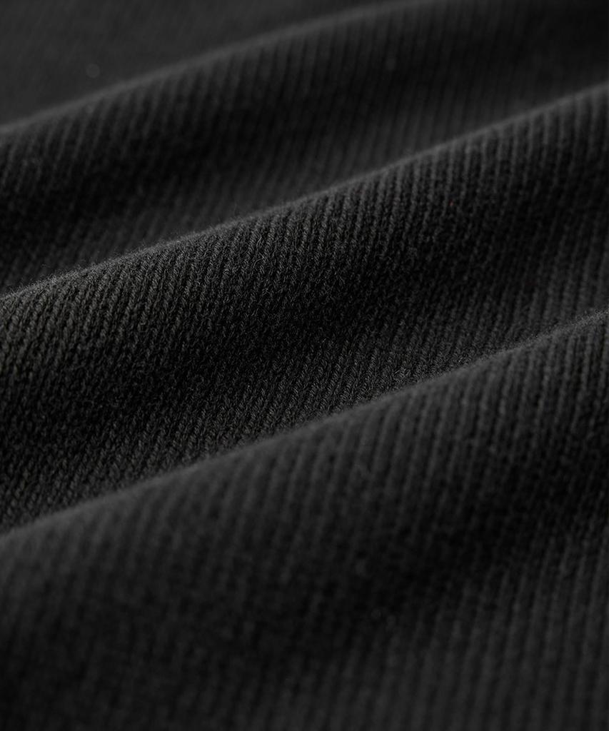 Geonjiulleunseu Cotton Raglan Pocket Sweater - Black