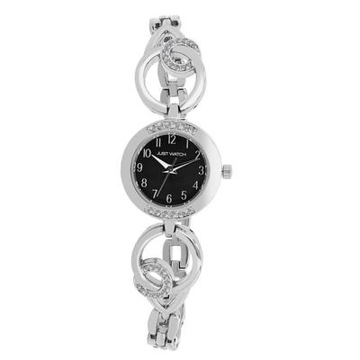 Women's Watch - Liana - Silver Stainless Steel - Black Dial - Miyota 2035
