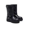 Ботильоны Tommy Jeans Tjw Urban Biker Boot Leather EN0EN02728 Black