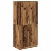 VidaXL Wardrobe Old Wood 80x52x180 Cm Engineered Wood, Closet, Clothes Storage, Fabric Wardrobe, Cabinet of 855882