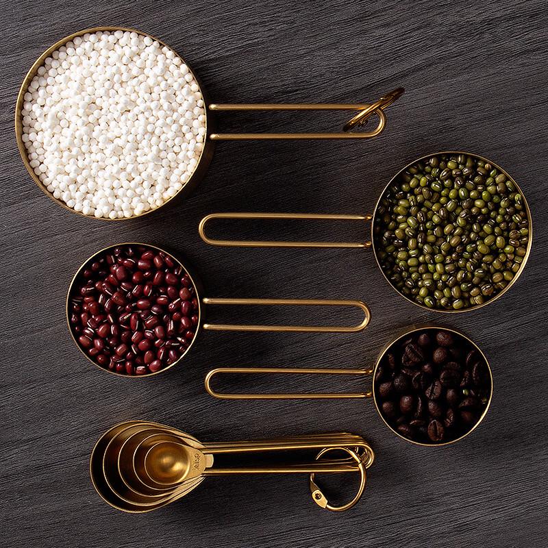 Stainless Steel Measuring Cup & Spoon Set