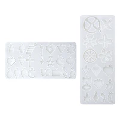 Multi Shape Earring Pendant Silicone Molds Resin Crafting Molds Epoxy Molds Silicone Texture for Jewelry Enthusiasts