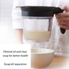 Convenient Oil and Broth Separator Gravy Fat Filter Gravy Greases Separator with Bottom Release Kitchen Utensils