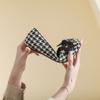 Fashion Big Size 34-43 Soft Bottomed Flats Woman Houndstooth Bow-Knot Shoes Femmes Square Toe Ballets Ladies Dress Loafers Moccasin 2025