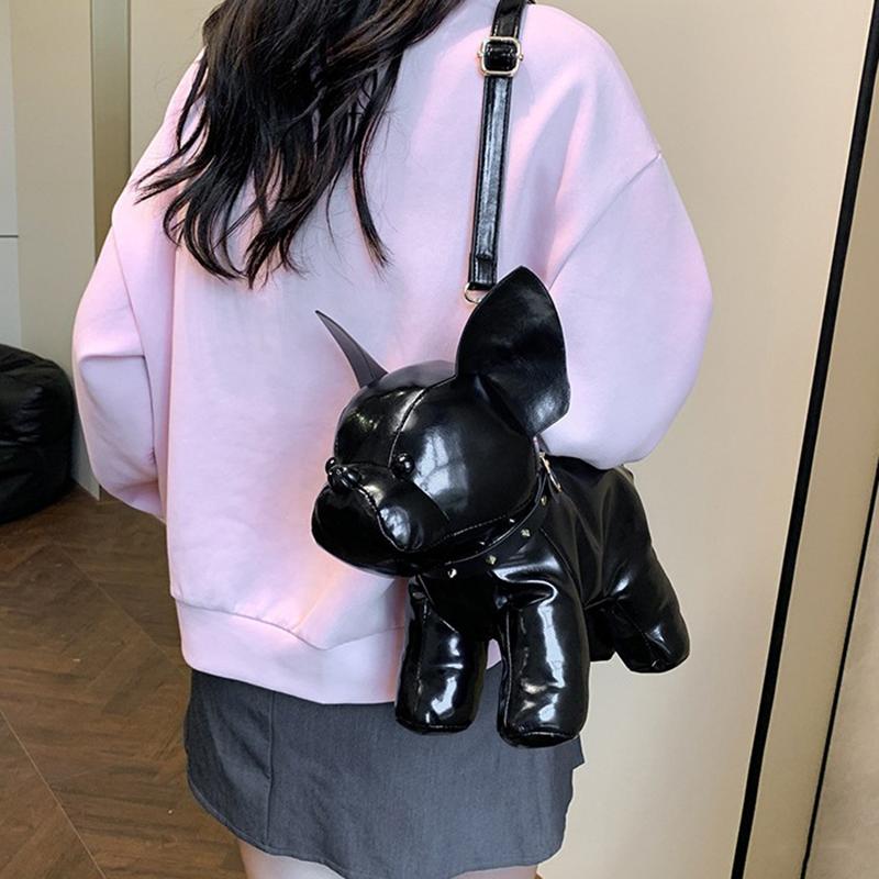 SCIONE Geantă Crossbody Păpușă Stereo Cățeluș Drăguț 2025 Nouă Originală Personalitate Păpușă Geantă de Umăr Animal PU Impermeabilă Geantă Messenger