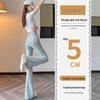 2026 Spring Peach Butt High Waist Flared Women's Slimming Light Denim Floor-Length Pants – New Arrival & Bestseller