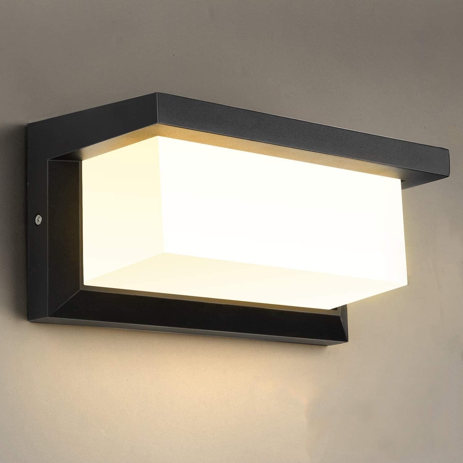 

Lightess LED Porch Light, Entrance Light, Enclosed, Rainproof, Sensorless, IP65 Waterproof, Outdoor Wall Light, Bracket Light, Wall Lamp, Entryway